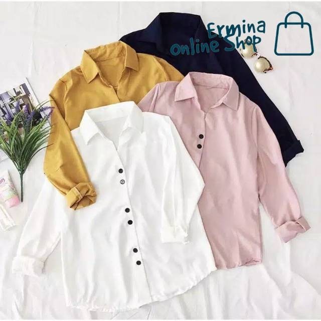 V Carol Tshirt / Kemeja Carol (Bahan Tebal)