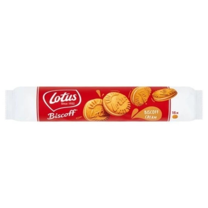 

Lotus Biscoff Sandwich Biscuits Cookies 150 gr / Lotus Rasa Biscoff Cream