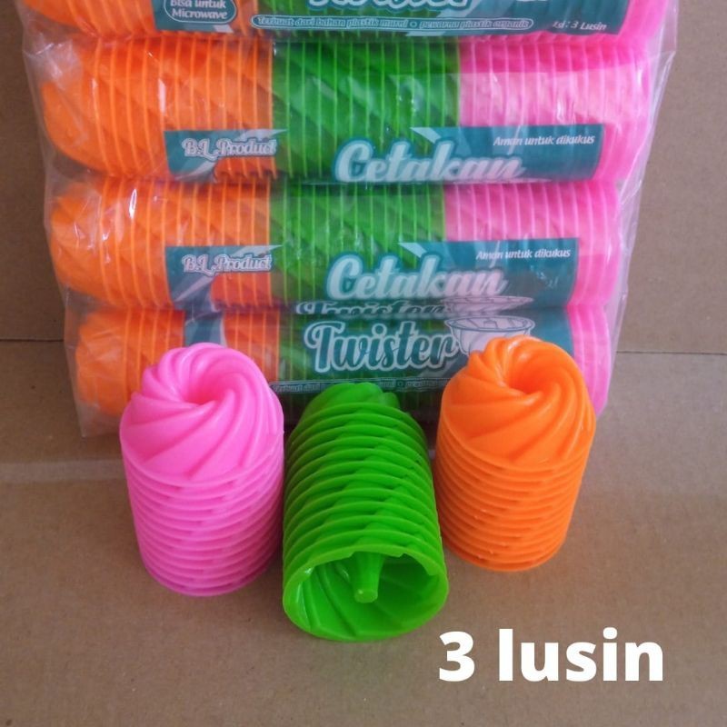 cetakan kue kukus Twister 3losin - Kitchen Furniture Shop