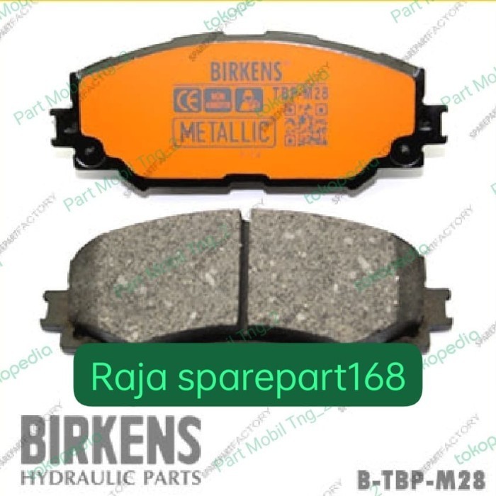 kampas rem depan toyota new altis sienta voxy merk birkens satu set