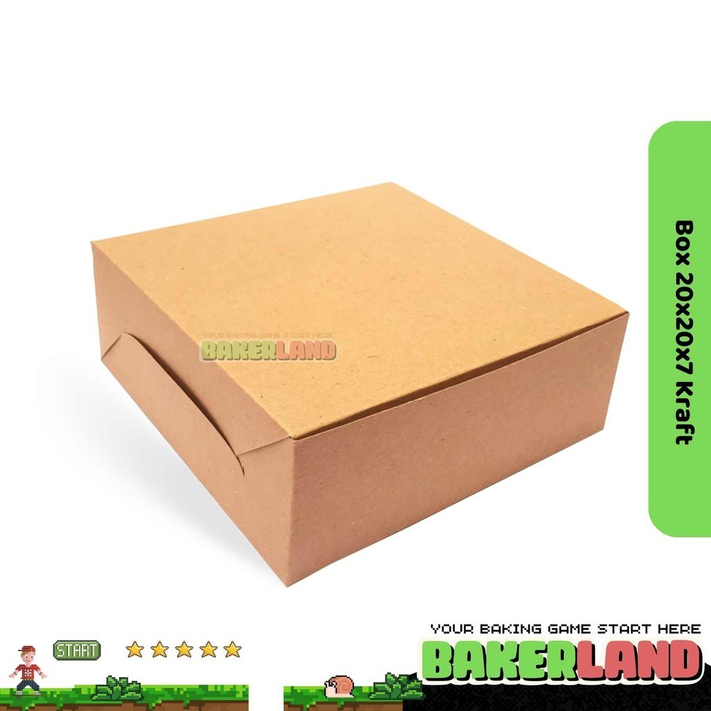 Box Nasi 20x20x7.5 / Box Catering / Lunch Box / Dus Nasi / Dus Catering / Kemasan Ayam Bakar / Kemas