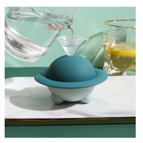 SILIKON CETAKAN ES SILIKON CETAKAN ES BATU BULAT UFO + CORONG KECIL ICE CUBE MOLD SILIKON CETAKAN ES