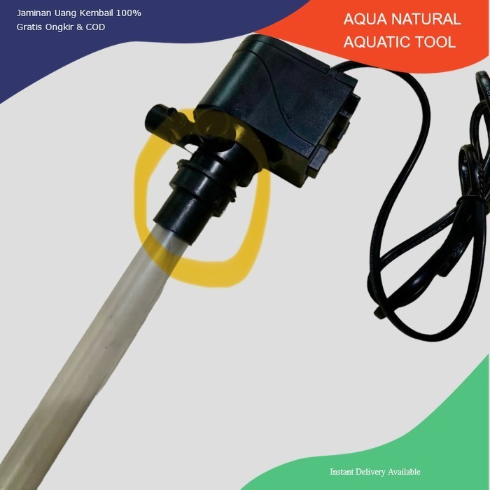 PAKET DAPAT 5 PCS aquarium aquascape sambungan konektor mesin power head ke pipa aquarium BULAT KECI