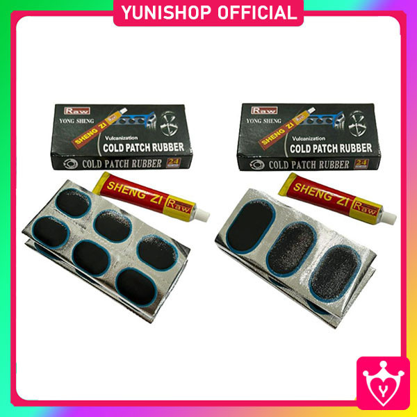 Cold Patch Rubber Lem Tiptop Karet Penambal Semua Jenis Ban Dalam Sepeda Motor TS-73