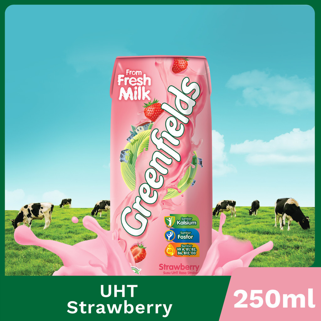 

Grenfields UHT milk strawberry 250ml