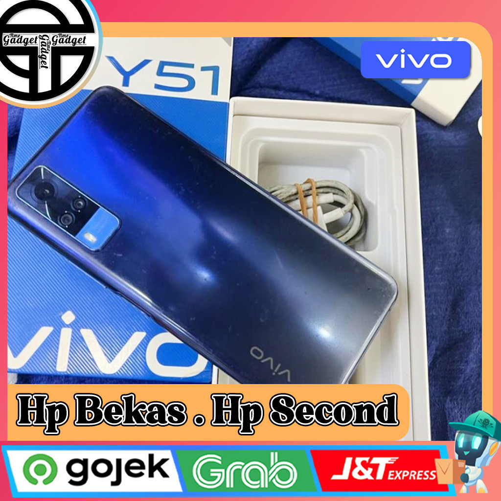 Vivo Y51 | Y51A Ram 8 Rom 128GB Second Original Resmi Indonesia