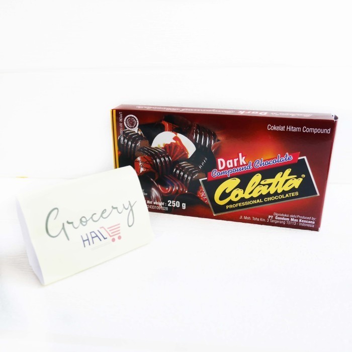 

Spesial Promo -sukron_86 COLATTA DARK CHOCOLATE COMPOUND 250 GR