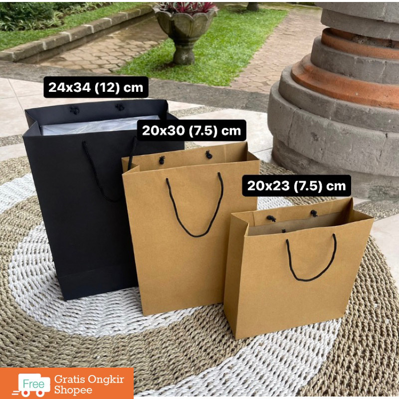 

PAPER BAG | TAS KERTAS Polos untuk PASANGAN BOX