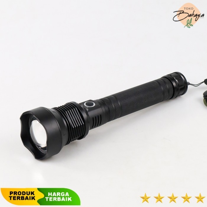 Senter LED Flashlight USB Rechargeable XHP90.2