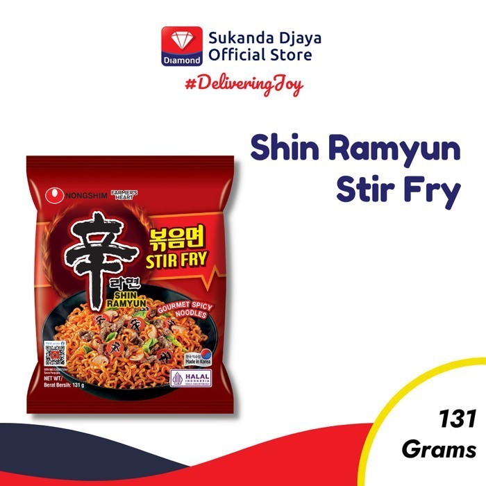 

LK4649~ sukron_86 Mie Instan Nongshim Shin Ramyun Stir Fry 131 Gr - Single