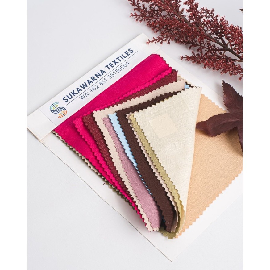 Terlaris ✨ -Sukawarna Buku Katalog Handfeel / Bahan / Sample Kain