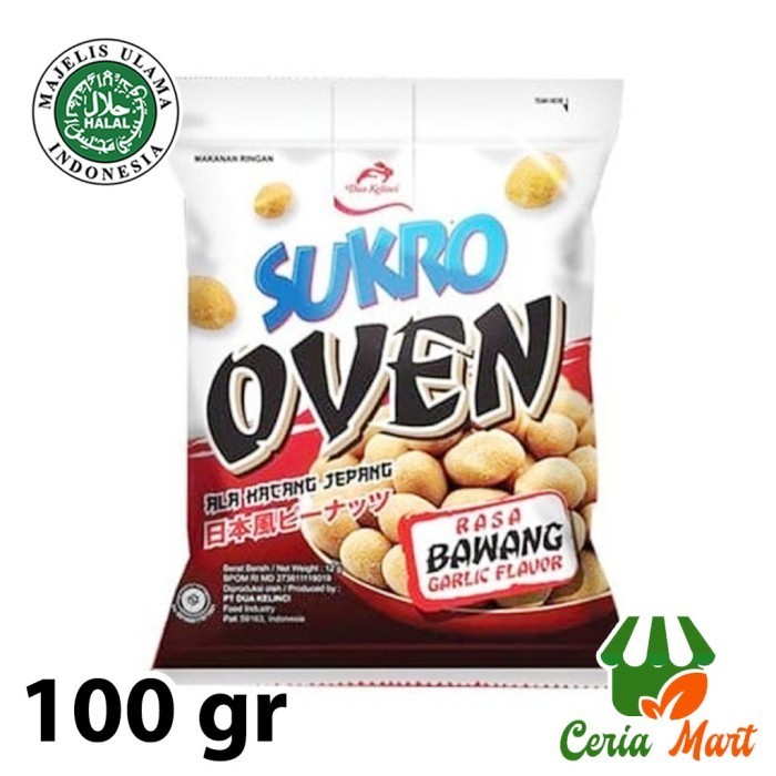 

Kacang Sukro Oven Bawang 95 gr Garlic Flavor