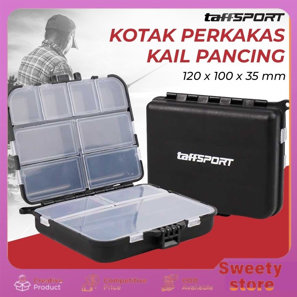 Box Kotak Perkakas Kail Pancing Waterproof Case /Penyimpanan Peralatan Mancing,Kail Mancing Praktis 