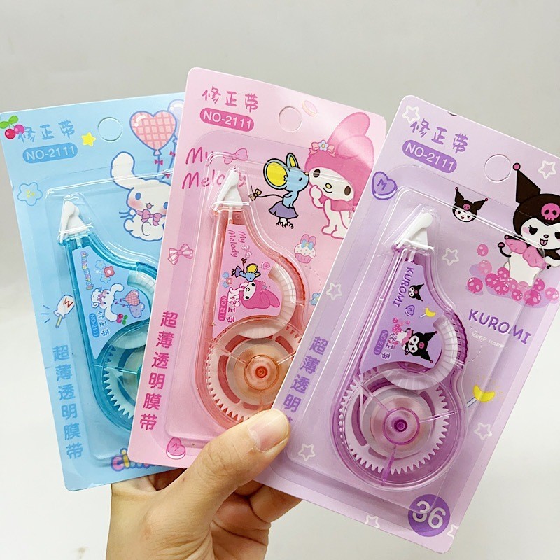 

Correction Tape Sanrio Lucu Alat Tulis Cinnamoroll My Melody Kuromi Tipex Tipe X