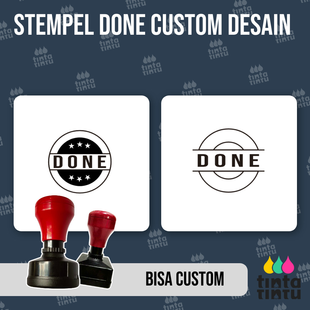 

Stempel Done Custom Desain