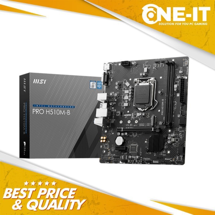 Motherboard MSI PRO H510M-B INTEL H470 LGA 1200 Socket DDR4