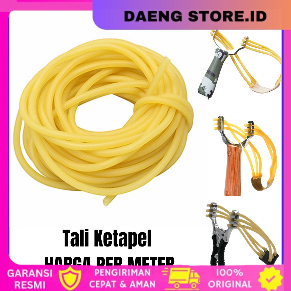 COD Tali karet Ketapel Slingshot Rubber Catapult permeter meteran 1 meter karet ketapel / karet keta