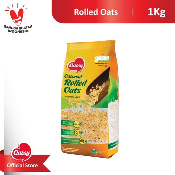 

[Terbaru] OATSY Oatmeal Rolled Oats 1kg