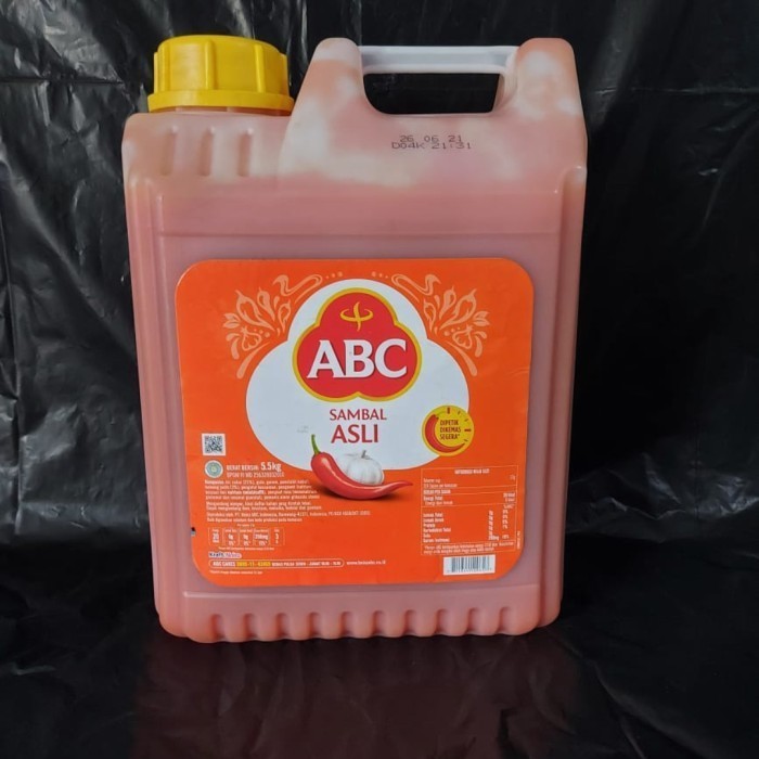 

Roux ABC CHILI SAUCE Dirigen - ABC SAOS SAMBAL 5,5KG - ABC JERIGEN GALON