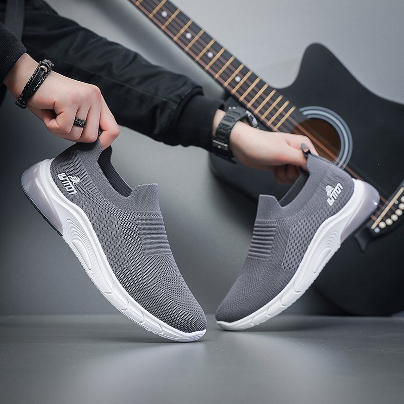 EVR Jungwon  Sepatu Rajut Pria Sepatu Pria Tanpa Tali Sepatu Rajut Pria Fashion Kekinian LV0558