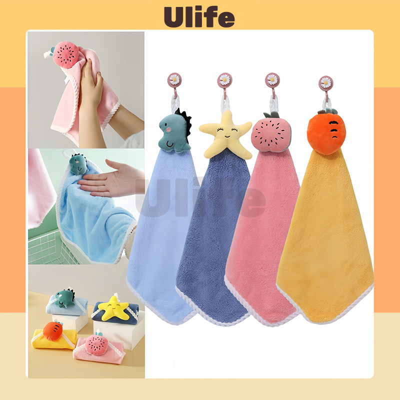 Lap Gantung Cendol Towel Lucu Wastafel Dapur / Lap Tangan Handuk Gantung / Karakter 3D Lucu Towel Da