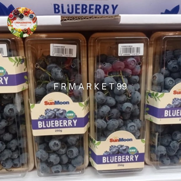 

Blueberry Jumbo Tangkai Fresh Import / Buah Blueberry Import / 250 grm