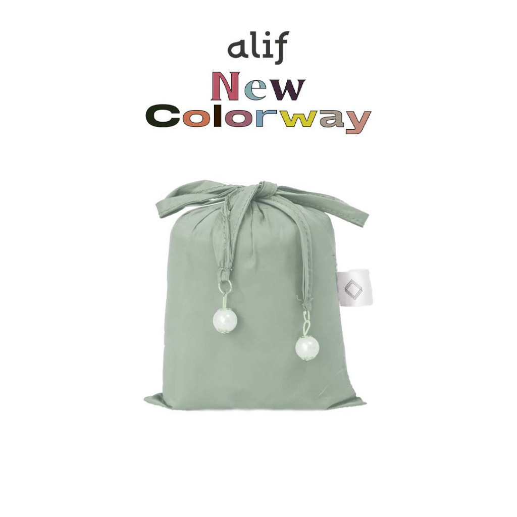 Mukena Traveling Mini Alif Modern Wear Lichen ( MKN-020 )