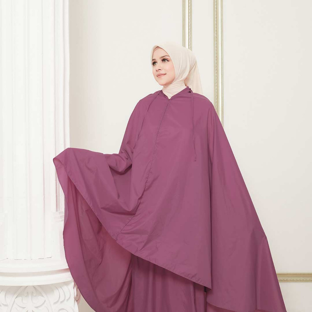 Mukena Traveling Mini Alif Modern Wear Magenta Lacquer ( MKN-065 )