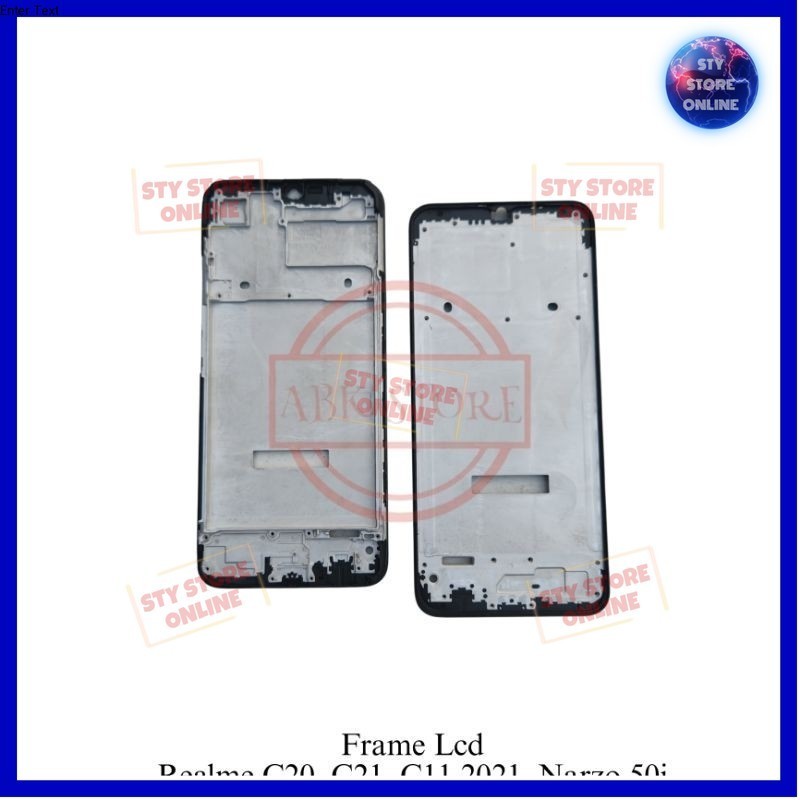 FRAME LCD - TATAKAN LCD - TULANG LCD HP REALME C20, C21, C11 2021, NARZO 50i