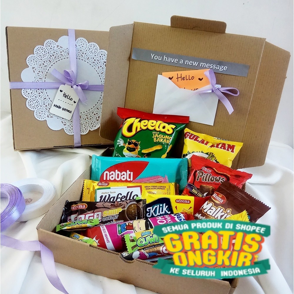 KADO / KADO ULTAH MURAH / HAMPERS / HAMPERS LEBARAN / HAMPERS RAMADHAN / SNACK BOX MURAH / PAKET KAD