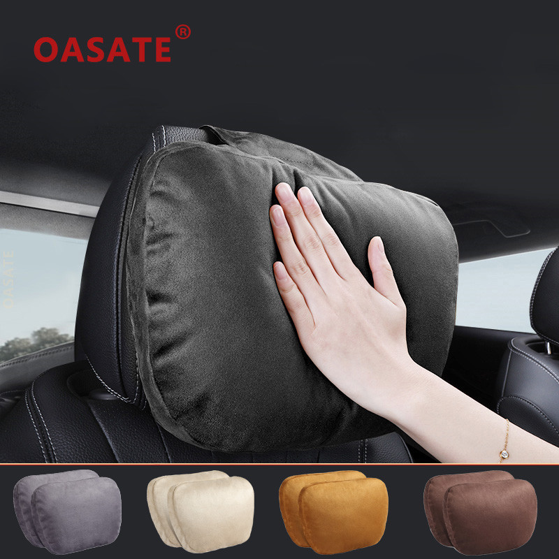 

Top Quality Car Headrest Neck Support Seat / Maybach Design S Class Soft Universal Adjustable Car Neck Pillow Waist pillow