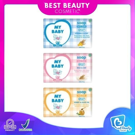 MY BABY Bar Soap | Fresh Fruity - Sweet Floral 60gr - 75gr | Best Beauty Cosmetic