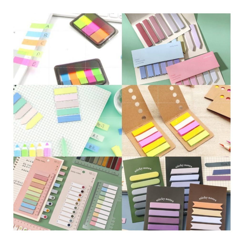 

HFM sticky notes tempel colors circle squre