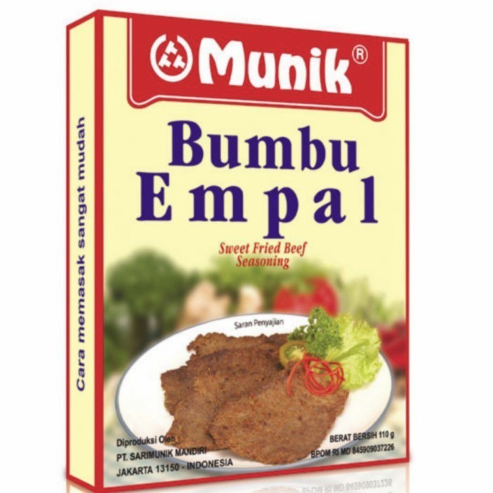 

Bumbu Munik Empal 115 grm Bumbu Masak Empal Pasti Enak