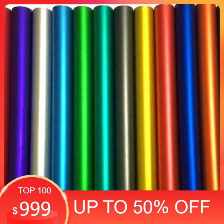 Skotlet Satin Dop Mengkilap Matt Chrome L-50CmxP-50Cm Perekat Kuat Orginal The Best Kualitas Bahan P