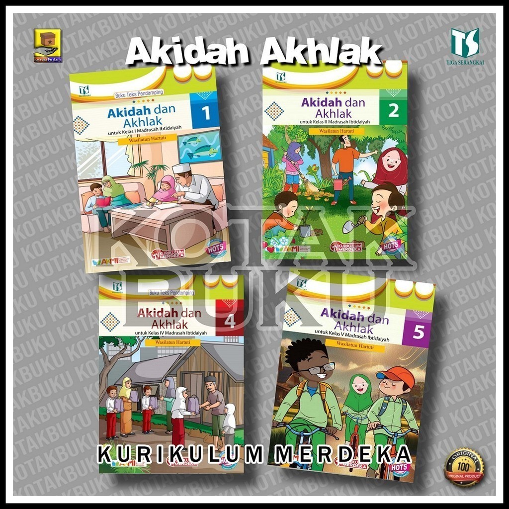 Buku Akidah Dan Akhlak SD Kelas 1 2 4 5 / Akidah Akhlak SD / Kurikulum Merdeka / Aqila