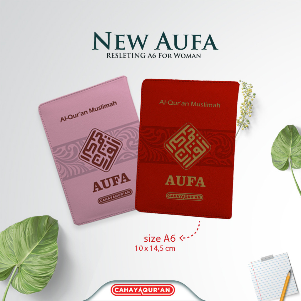 Al Quran Muslimah Saku dengan Tafsir Tematik Wanita - New Aufa  A6 - AlQuran Muslimah