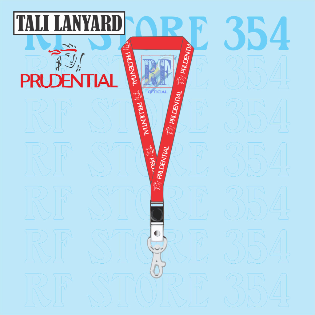 

TALI LANYARD PRUDENTIAL LOGO - TALI ID CARD PRUDENTIAL FINANCIAL ASURANSI GANTUNGAN KUNCI GANTUNGAN FLASHDISK GANTUNGAN NAMETAG TALI LANYARD BEST SELLER COD