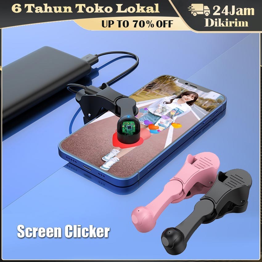 Auto Clicker Smart Phone - Alat Tap Otomatis 6 Kali Like per Detik untuk TikTok, Instagram, dan Live