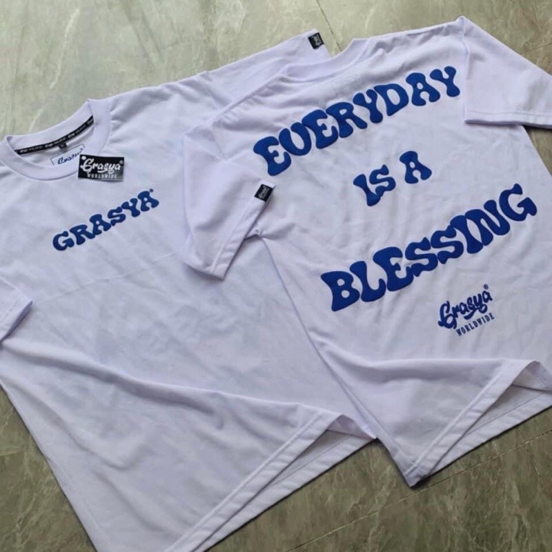 original design Printed T Shirt Cotton T-Shirt Grasya® | Everyday Is A Blessing #2.2 cotton casual