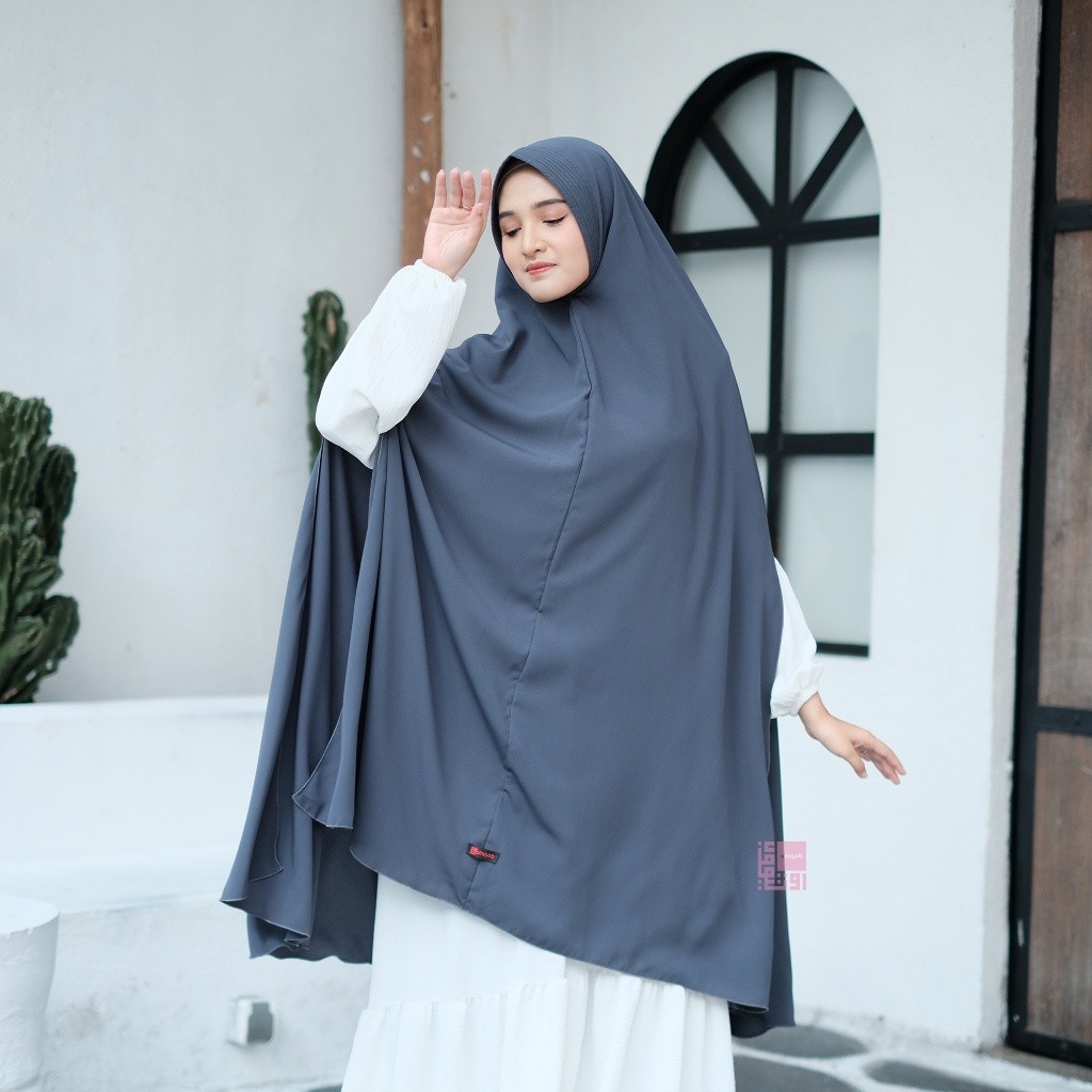 Uthra Official | Khimar Handsplit Woolpeach Lux Pad