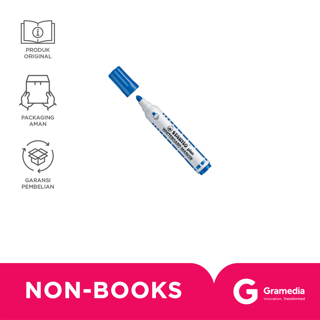 

Stabilo Plan Whiteboard Marker Blue