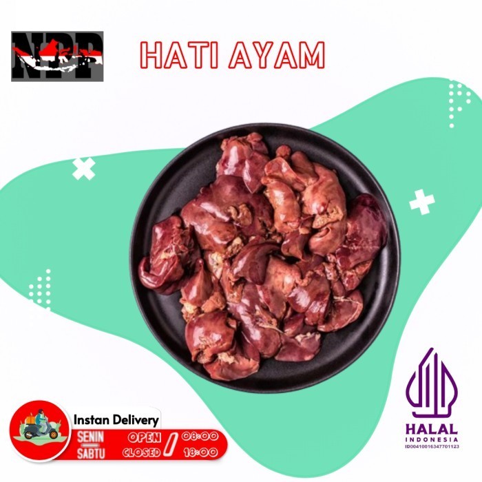 

HATI Ayam Broiler Premium 1Kg