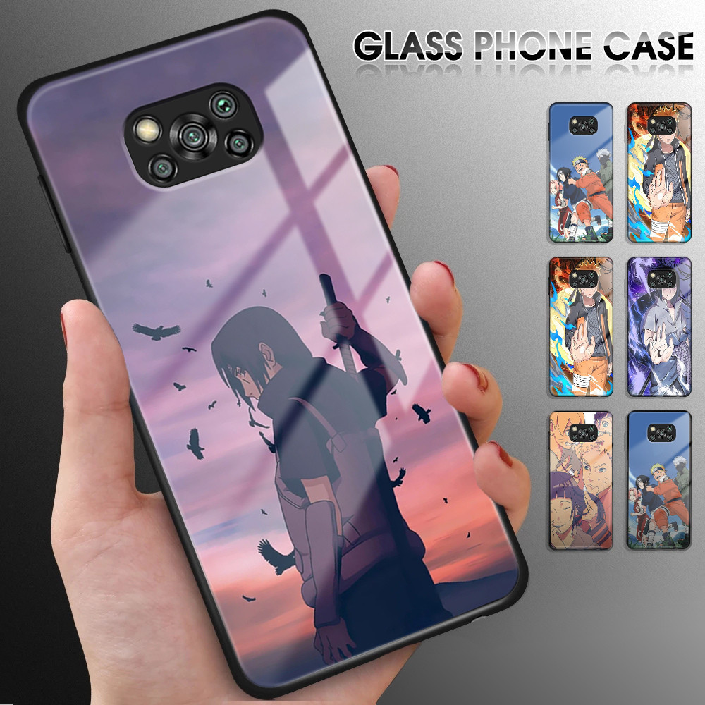 For Xiaomi Poco X3 Pro Poco X3 NFC Poco M3 Pro 4G 5G Anime Naruto Soft Edge Silicone Case Shockproof