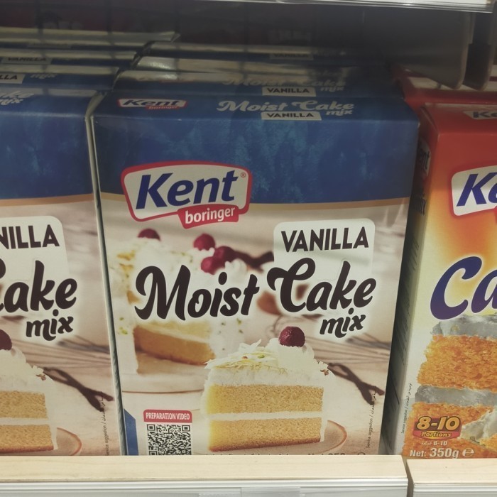 

kent moist cake mix vanilla tepung kue 350gr