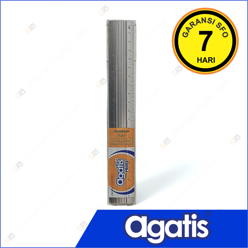 

Penggaris Alumunium Agatis 15 cm