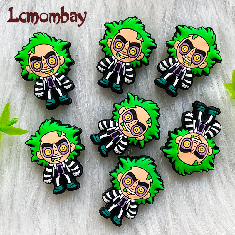 

10Pcs Mini Green hair Silicone Beads For Jewelry Making Bulk To Make Bracelets DIY Pacifier Chain Jewelry Accessories