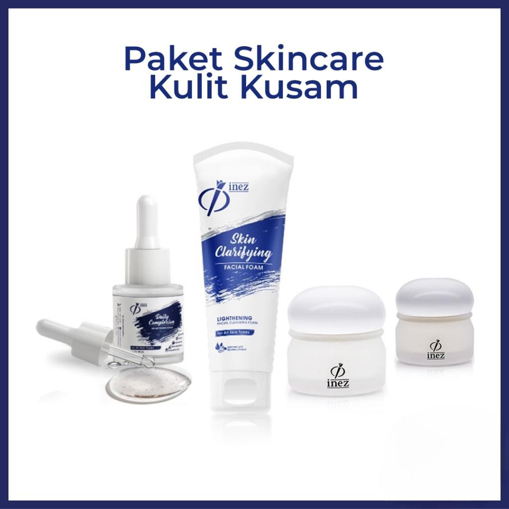 Inez Cosmetics Paket Lengkap Skincare Kulit Kusam