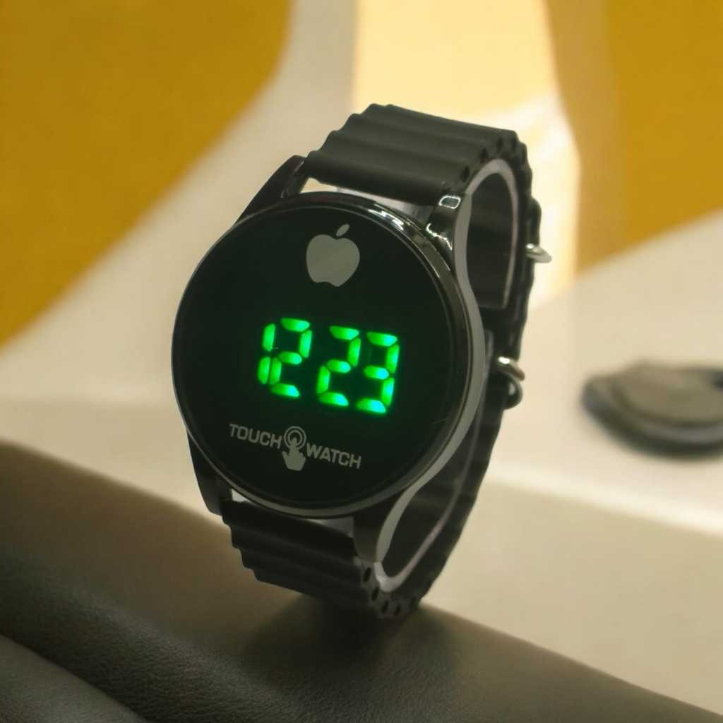 [DW] - Jam Tangan Pria/Wanita Led Touch Watch Bulat D67