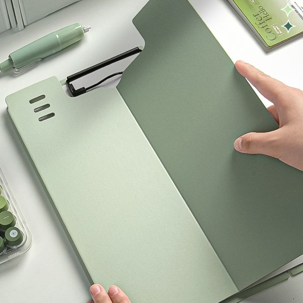 

Clipboard Stand File Folder Business Portable Folding Paper Display Stand Document Writing Pad A4 Board Clip Folder Shelf